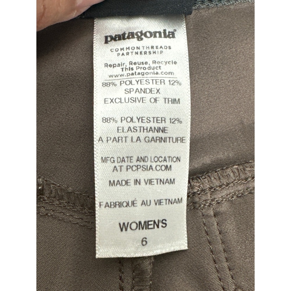 Patagonia Women's Quandary Shorts 5"-Hiking Dusty Bown Size 6 - Picture 9 of 10